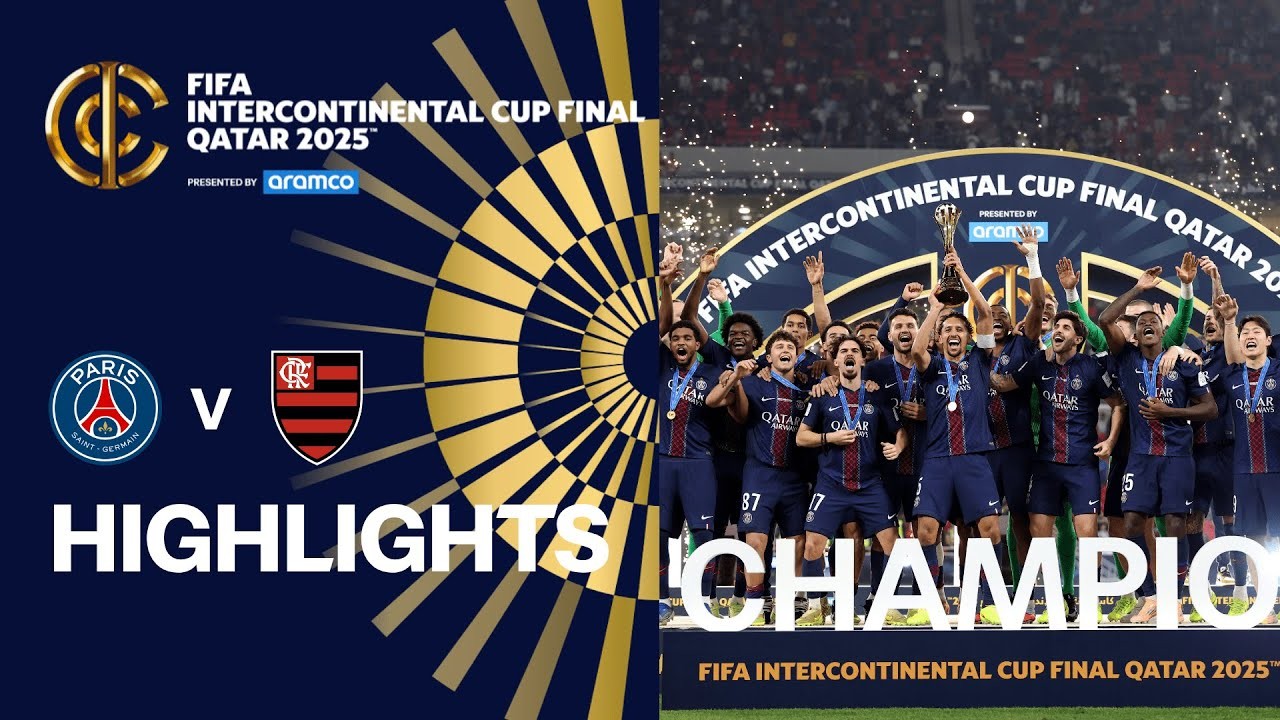 #ไฮไลท์ฟุตบอล [ ปารีส แซงต์ แชร์กแมง(ฝรั่งเศส) 1 - 1 ฟลาเมงโก้(บราซิล) ] ฟีฟ่า อินเตอร์คอนติเนนตัล คัพ 2025/18.12.68