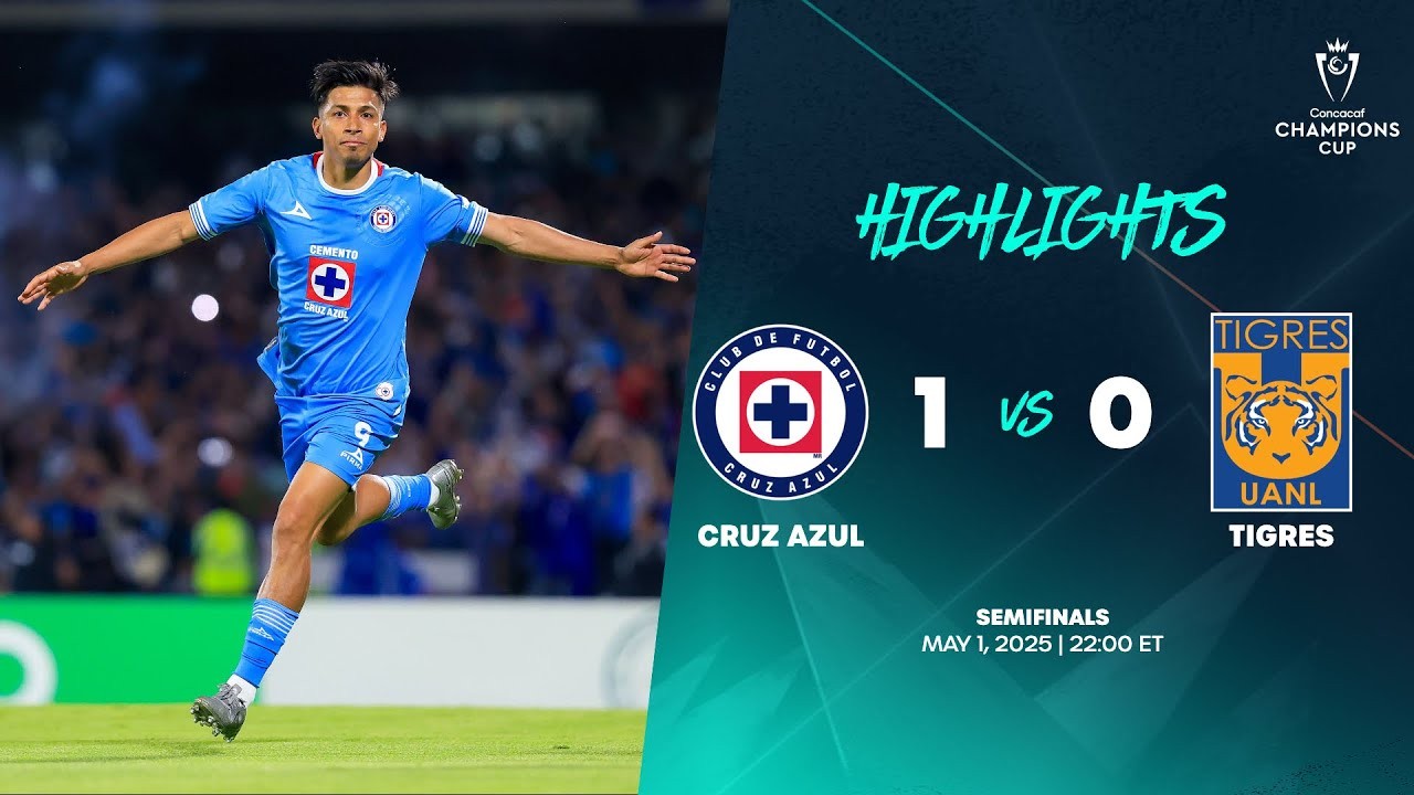#ไฮไลท์ฟุตบอล [ ครูซ อาซูล 1 - 0 ไทเกรส ยูเอเอ็นแอล ] คอนคาเคฟ แชมเปี้ยนส์ คัพ (รอบรองชนะเลิศ)นัดสอง 2025/2.5.68