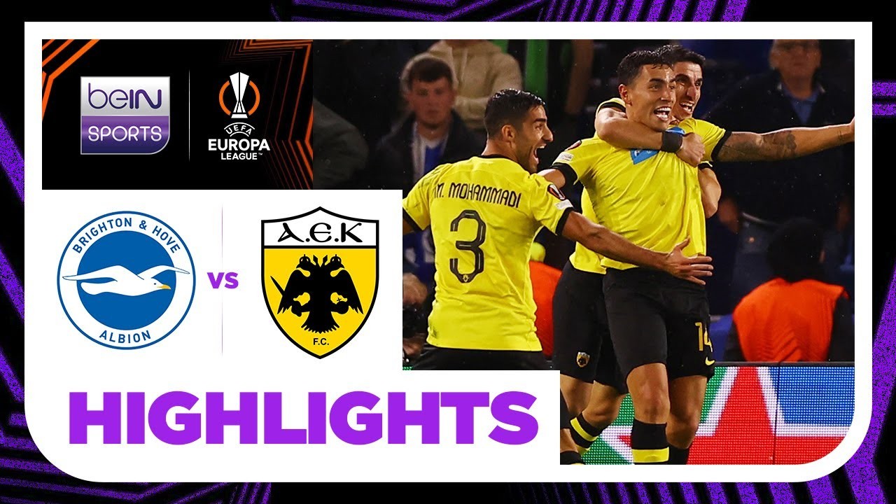 #ไฮไลท์ฟุตบอล [ ไบรท์ตัน 2 - 3 เออีเค เอเธนส์ ] ยูฟ่า ยูโรป้าลีก รอบแบ่งกลุ่ม 2023/22.9.66